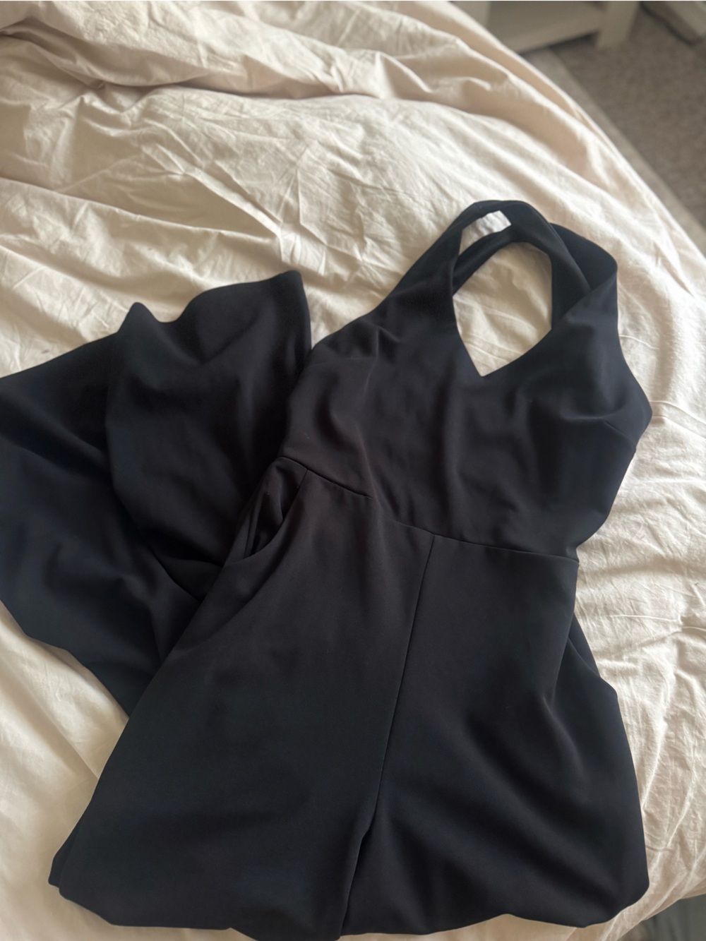 Classic Black backless jumpsuit